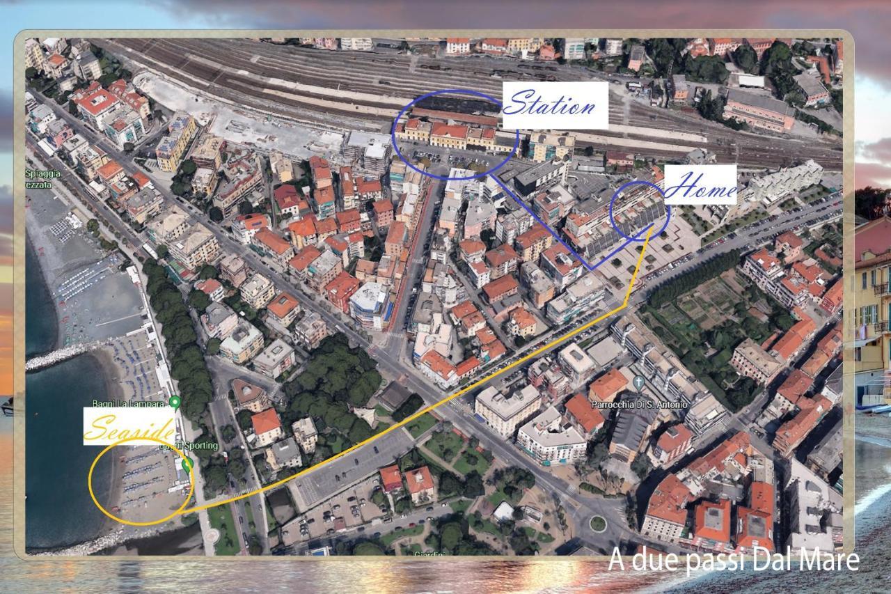 A Due Passi Dal Mare Apartment Sestri Levante Ngoại thất bức ảnh